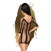 Penthouse Bedtime Surprise Coarse Meshed Criss Cross Mini Dress from Nice 'n' Naughty